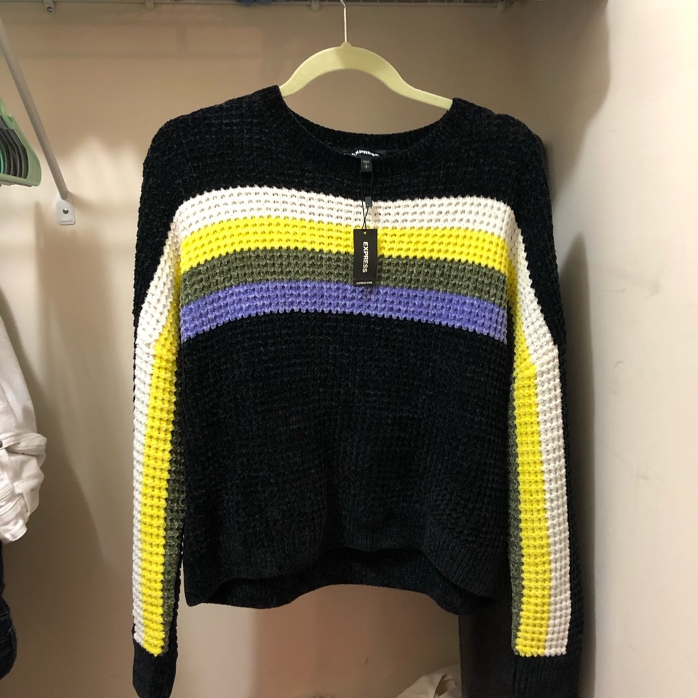 EXPRESS CHENILLE SWEATER NWT